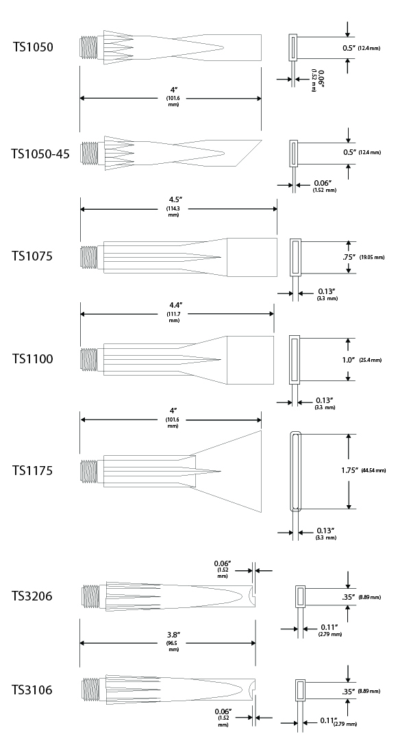 TS1050, TS1050-45, TS1075, TS1100, TS1175, TS3206, TS3106 TS1050, TS1050-45, TS1075, TS1100, TS1175, TS3206, TS3106